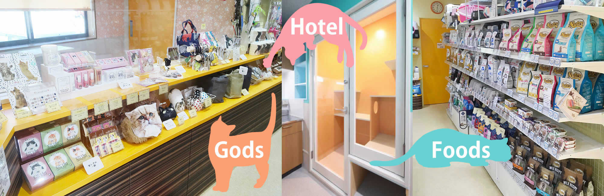 猫　フード・トリミング・ペットホテル